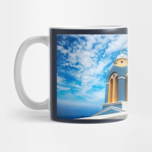 Santorini Greek Orthodox Church Mug